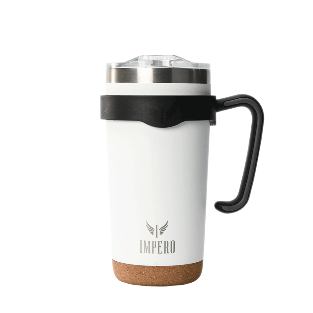 20 OZ White Thermal Mug - Image 4